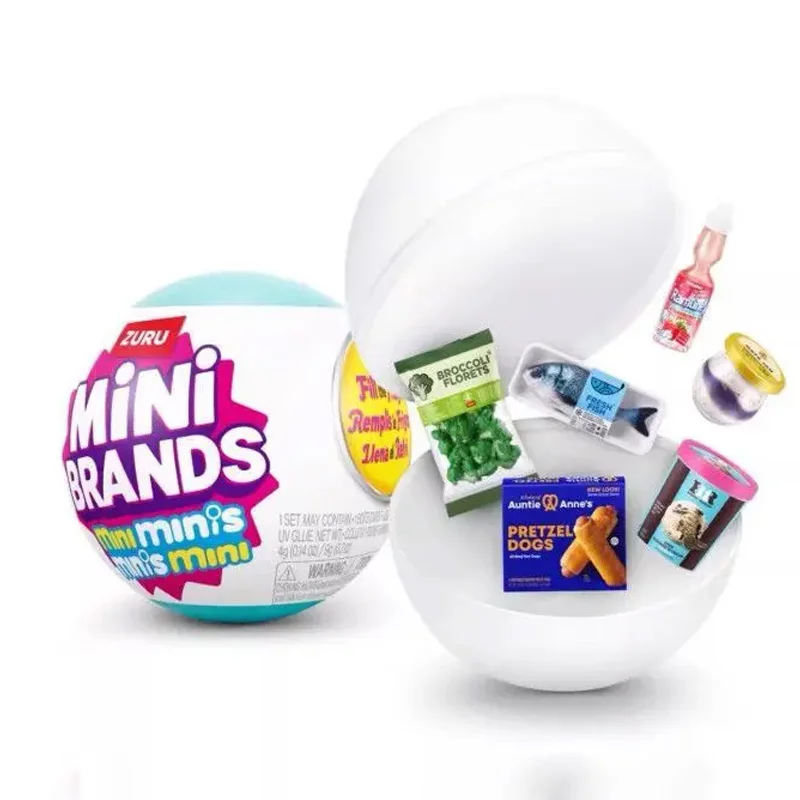 

Миниатюрная игрушка-сюрприз ZURU Mini Brands: имитация еды для холодильника, декор для кукольного домика, загадочная игрушка-подарок (1/6)