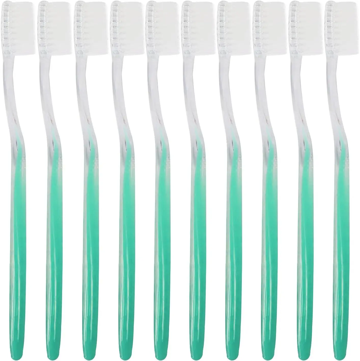 100PCS Bulk Toothbrushes Individually Wrapped, Disposable Toothbrush for Hotel, Travel and Homeless