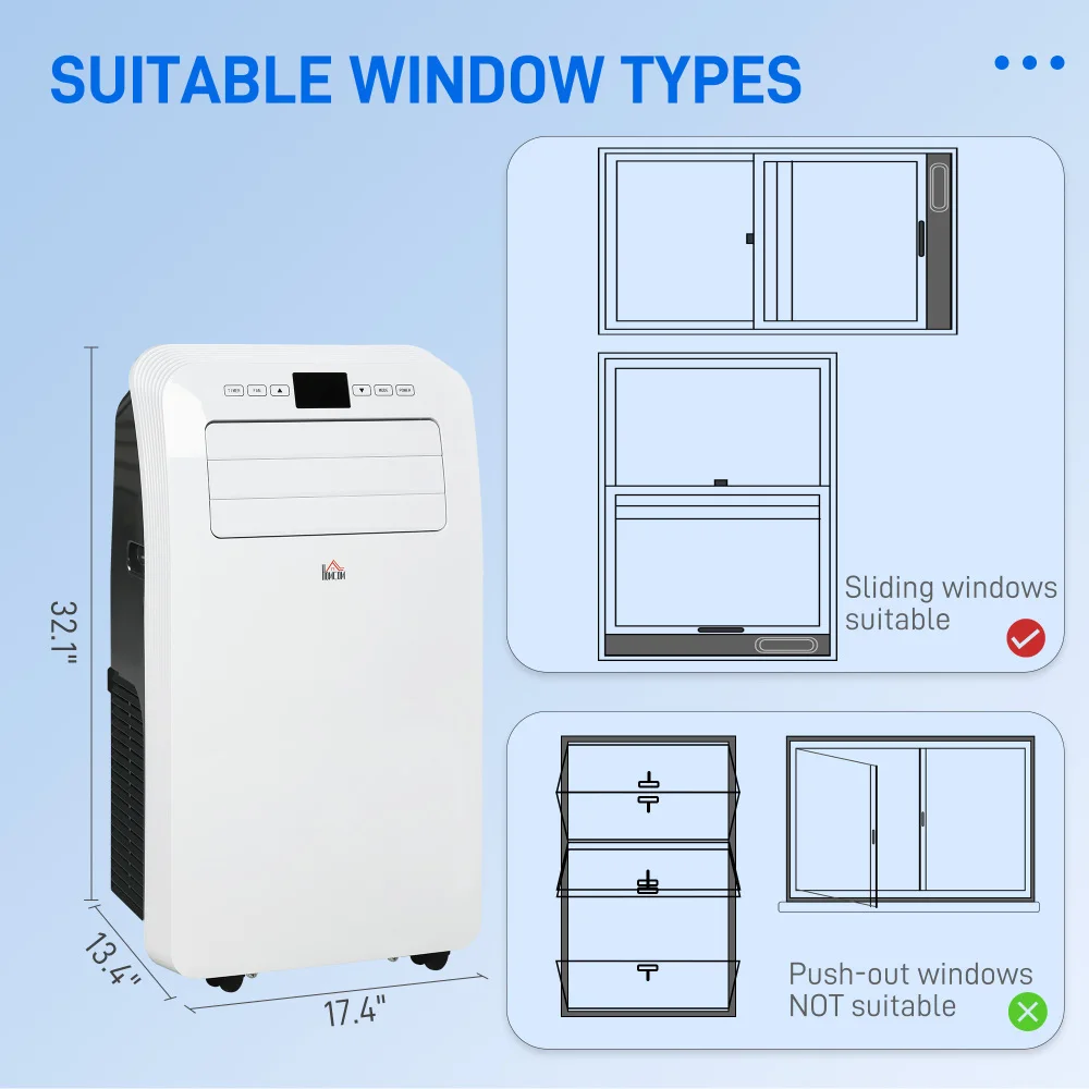 Condizionatore d'aria mobile portatile Dispositivo di raffreddamento per elettrodomestici Macchina di refrigerazione Unità CA 3 in 1 con ventola di raffreddamento del deumidificatore