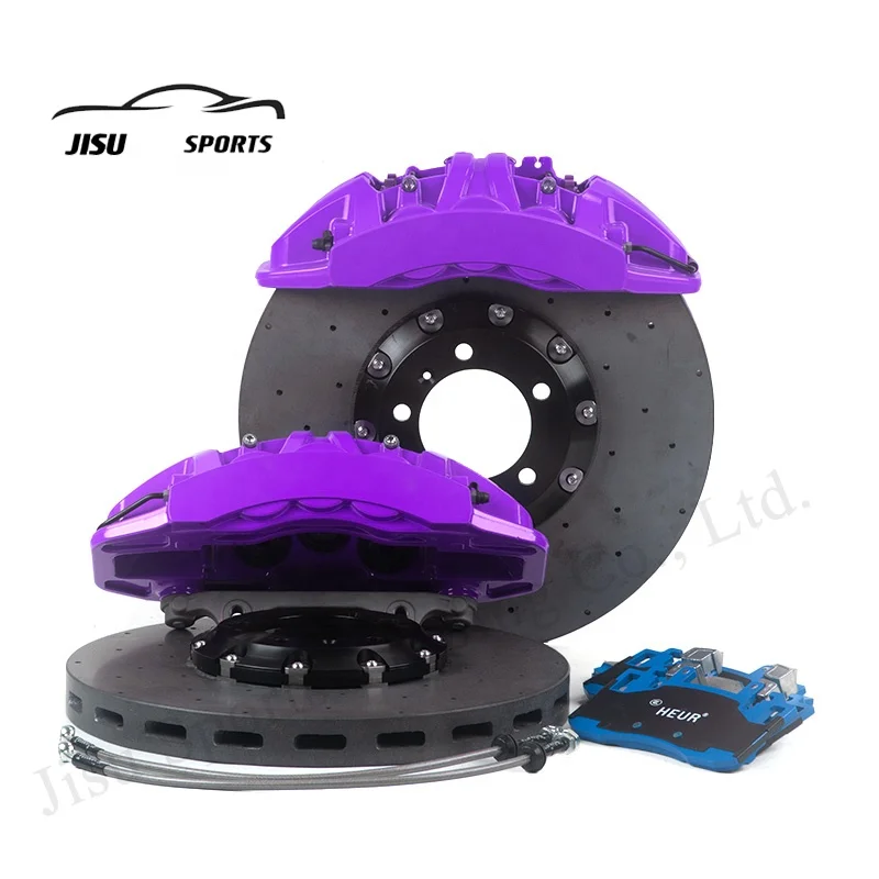 Wholesale 6 Piston Brake Calipers Car Brake Kit with Carbon Ceramic Brake Disc Rotor Set for Zeekr Lada Granta Niva Becta