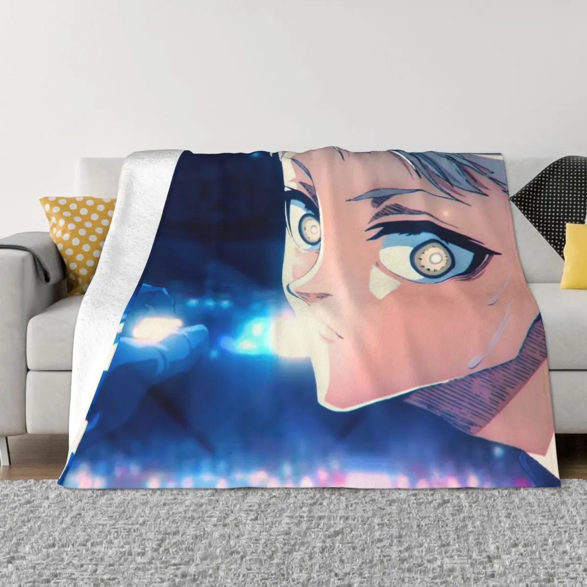 

Blue Lock 000251 Quilt Bed Blankets Custom Blanket Sofa bed blanket Blankets And Throws Throw Blanket