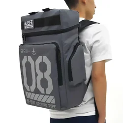Anime MOBILE SUIT GUNDAM THE 08TH MS TEAM NEW TYPE Cosplay Canvas Backpack Students Shoulders Schoolbags Laptop Bags Fans Gift