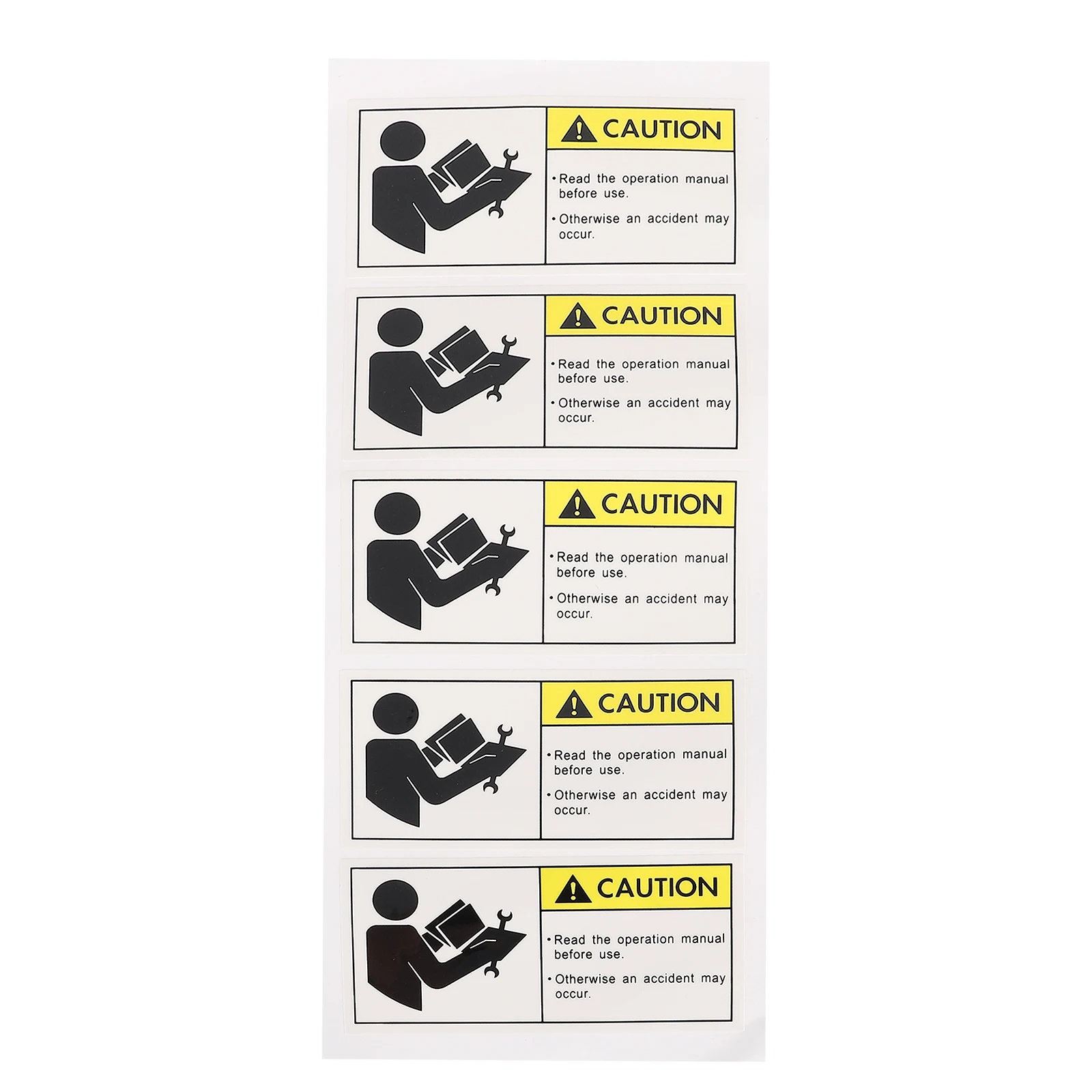 

Safety Warning Black Pet Decals Equipment Maintenance Safety Equipment Caution Stickers Caution Strong Adhesion Gym School
