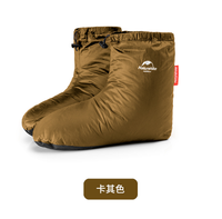 Naturehike Down Shoe Covers 90% White Goose 700FP Camping Indoor Unisex Winter Warm Feet Cover Waterproof Windproof ForKeep Warm