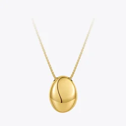 ENFASHION Hollow Pebbles Stainless Steel Long Necklace For Women Fashion Jewelry Gold Color Necklaces Colar Halloween P213266