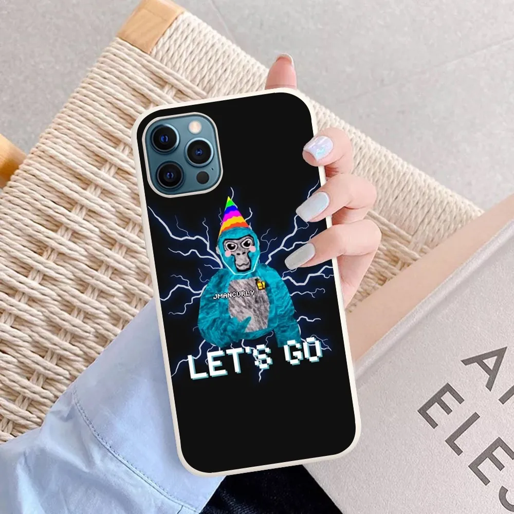 Gorilla Tag Jmancurly Monke Merch Phone Case Soft Solid Color For Iphone 14 11 12 13 Mini Pro Max 7 8 Plus 6 6s X Xs Max Xr