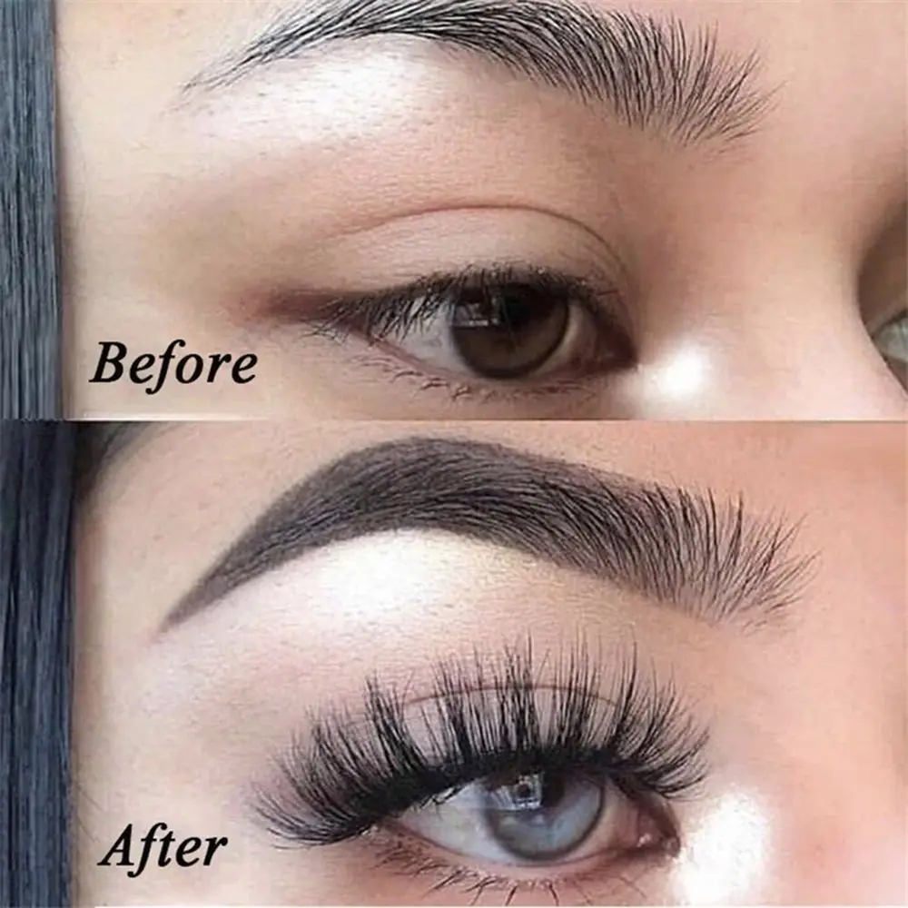 เหล็กเครื่องมือแต่งหน้า Eyelashes EXTENSION คลิปสติกเกอร์ตาสองชั้นคีมเล็บ Rhinestones Picker แหนบคิ้วพร้อมหวี