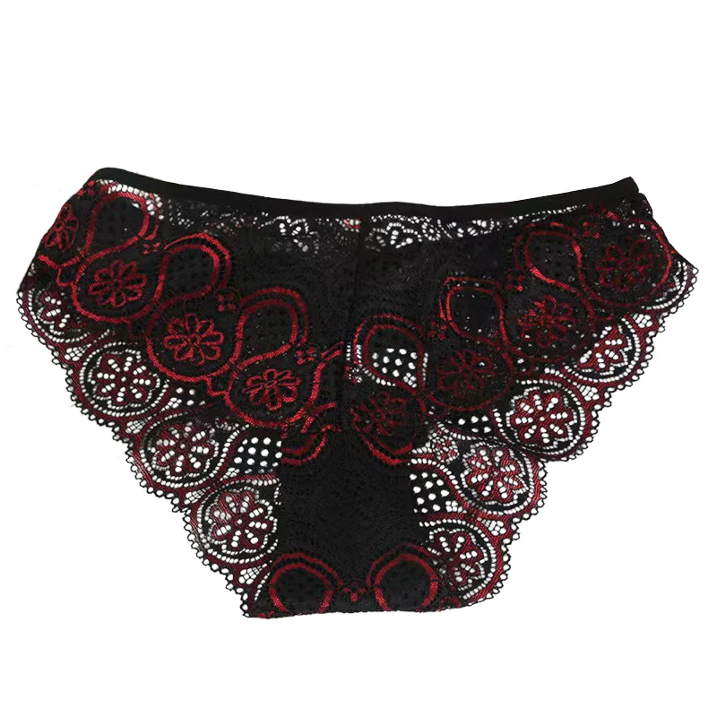 

NexaHome Woman Lace Panties Floral Briefs Underwear Printed Underpants xkdae