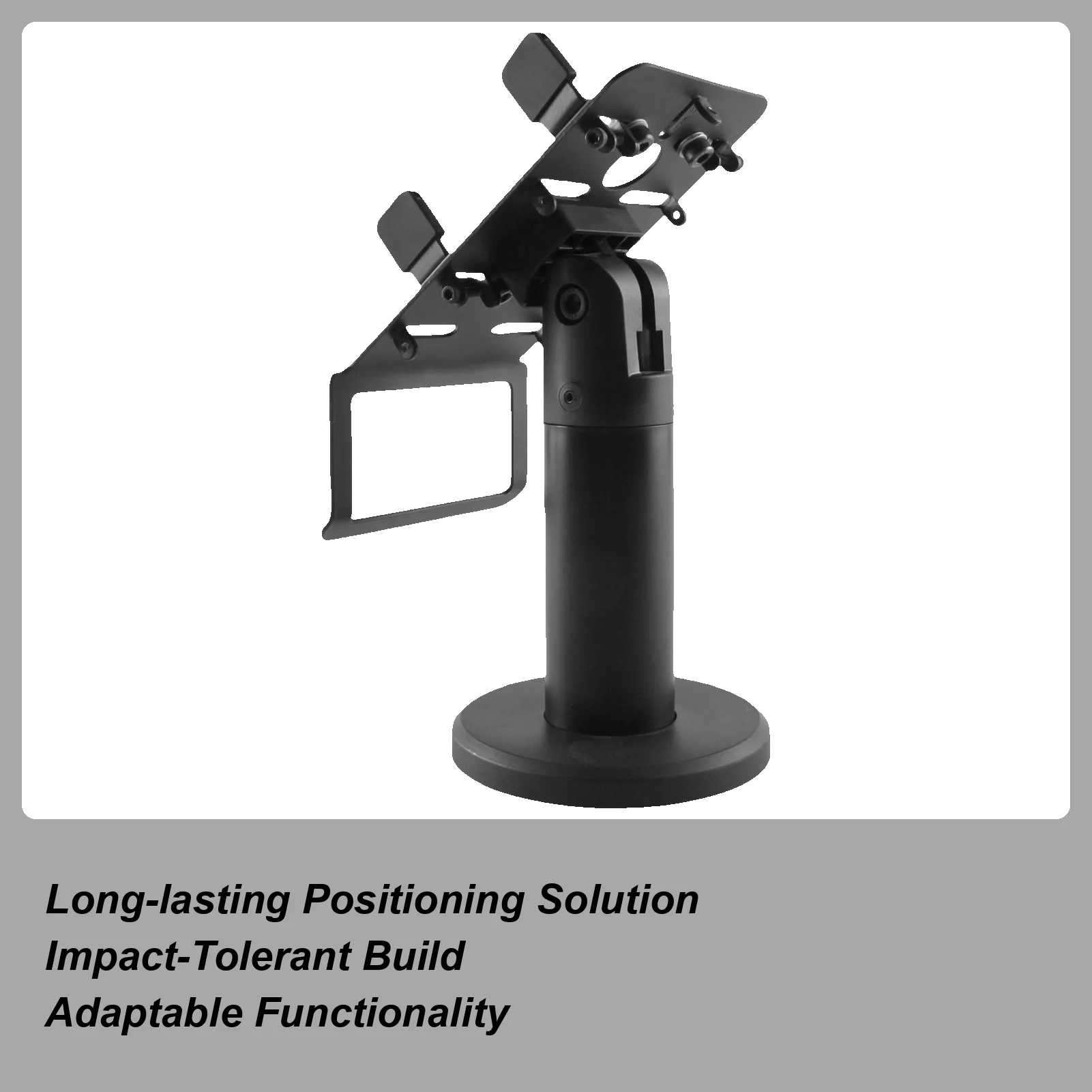 حامل POS يدور 360 درجة رف دعم مريح POS حامل عداد لقارئ بطاقات الائتمان محطة الدفع سوبر ماركت #1