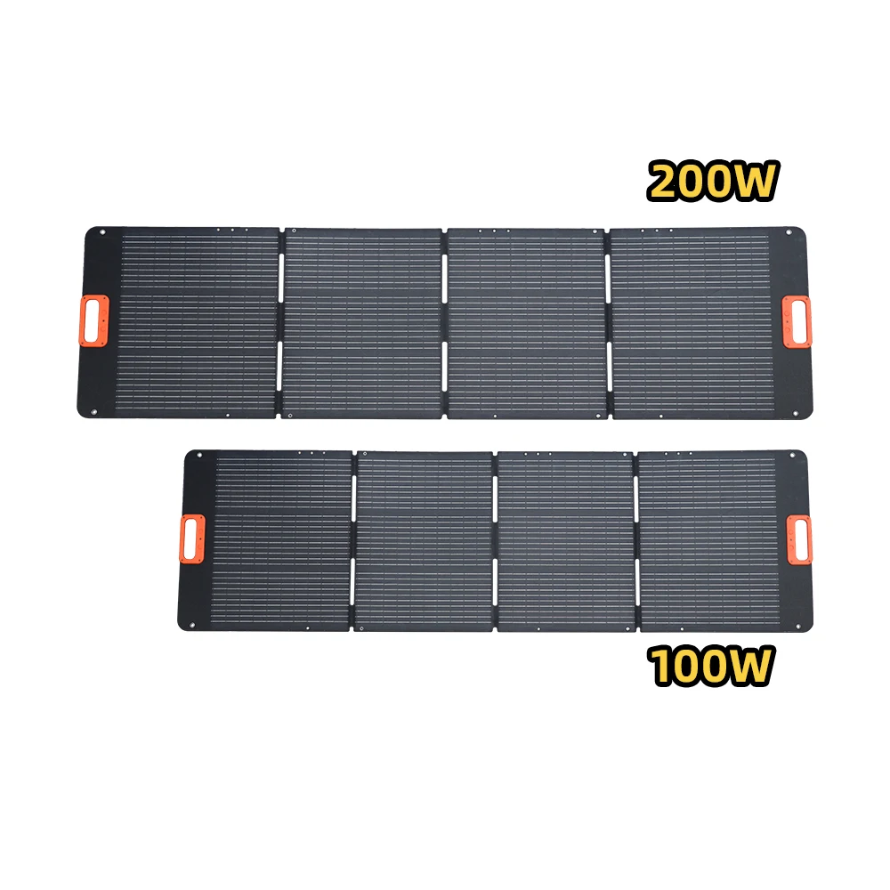 

Solar Systems Solar Panels Kits Home Use Portable Foldable Flexible 100W 200W Solar Panels