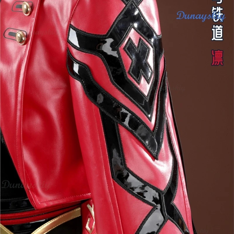Cosplays Anime Honkai Star Rail x Fate/stay night Rin Tohsaka Full Set – Wig + Fight Coat + Skirt Women's Halloween Cosplay Suit