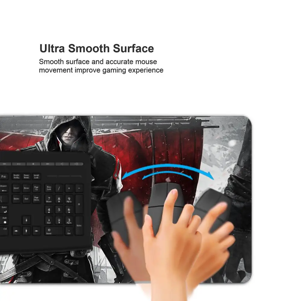 A-Assassin S -Creed Mouse Pad Keyboard Mousepad lauge 1200X600 mm Desk Mat PC Gamer Office Carpet Home Table pad