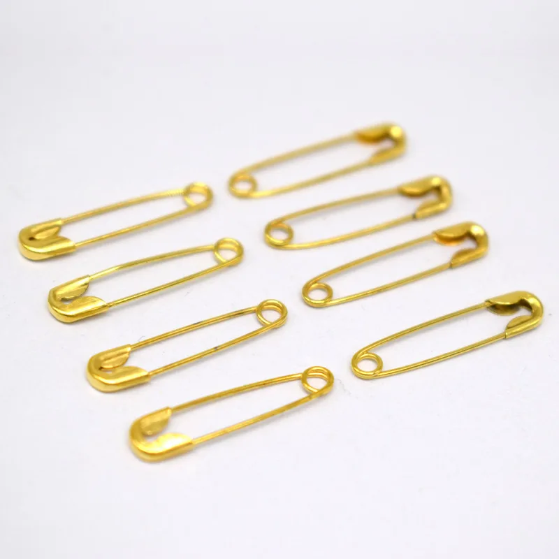 100/200Pcs/Lot 22mm Colorful Small Safety Pins DIY Mini Buckle Pin Needlework Sewing Tools Steel Safety Pin Brooch Accessory