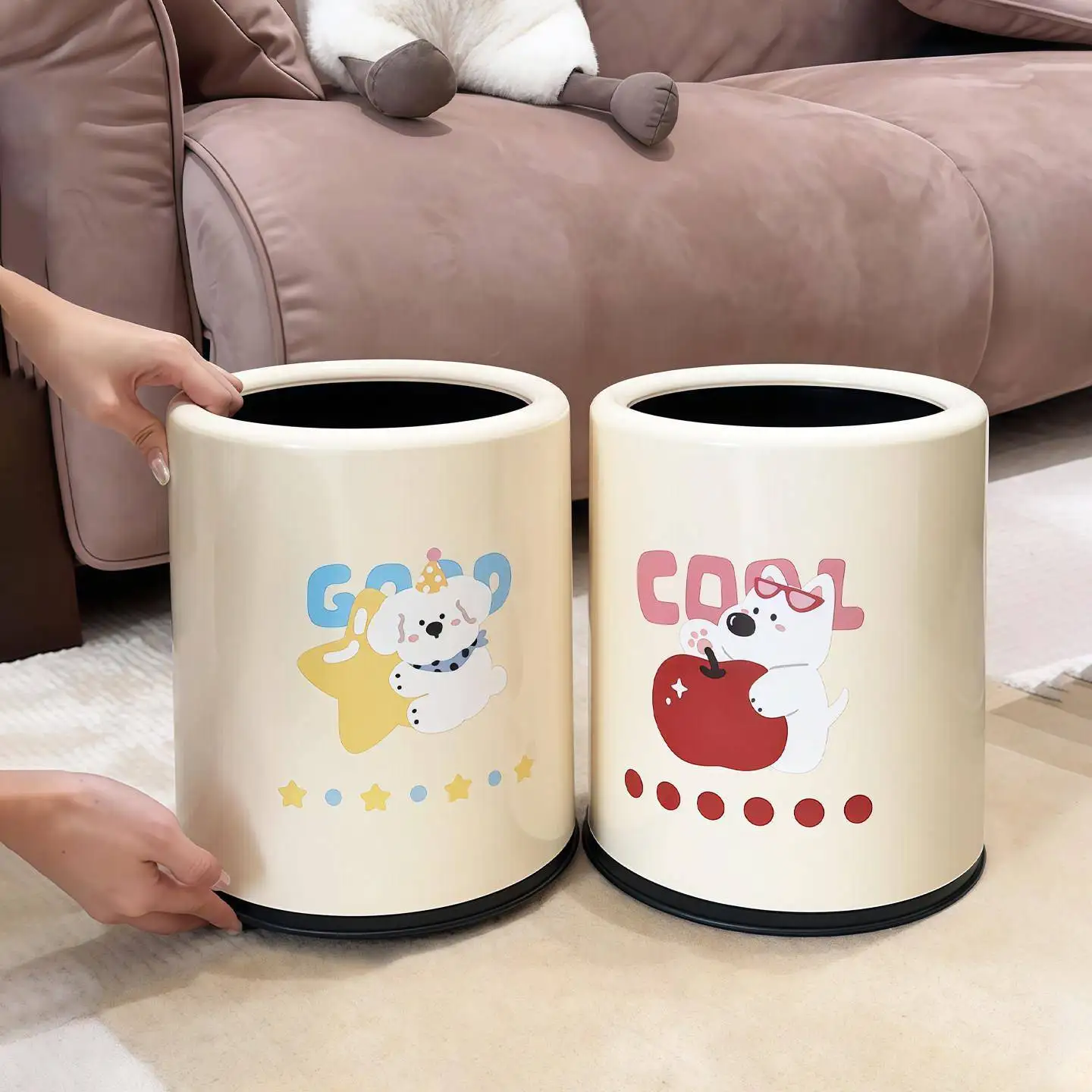 double-layered-luxury-trash-can-for-kitchen-bedroom-living-room-children's-room-storage-bucket-home-use-round-shape-12l-capacity