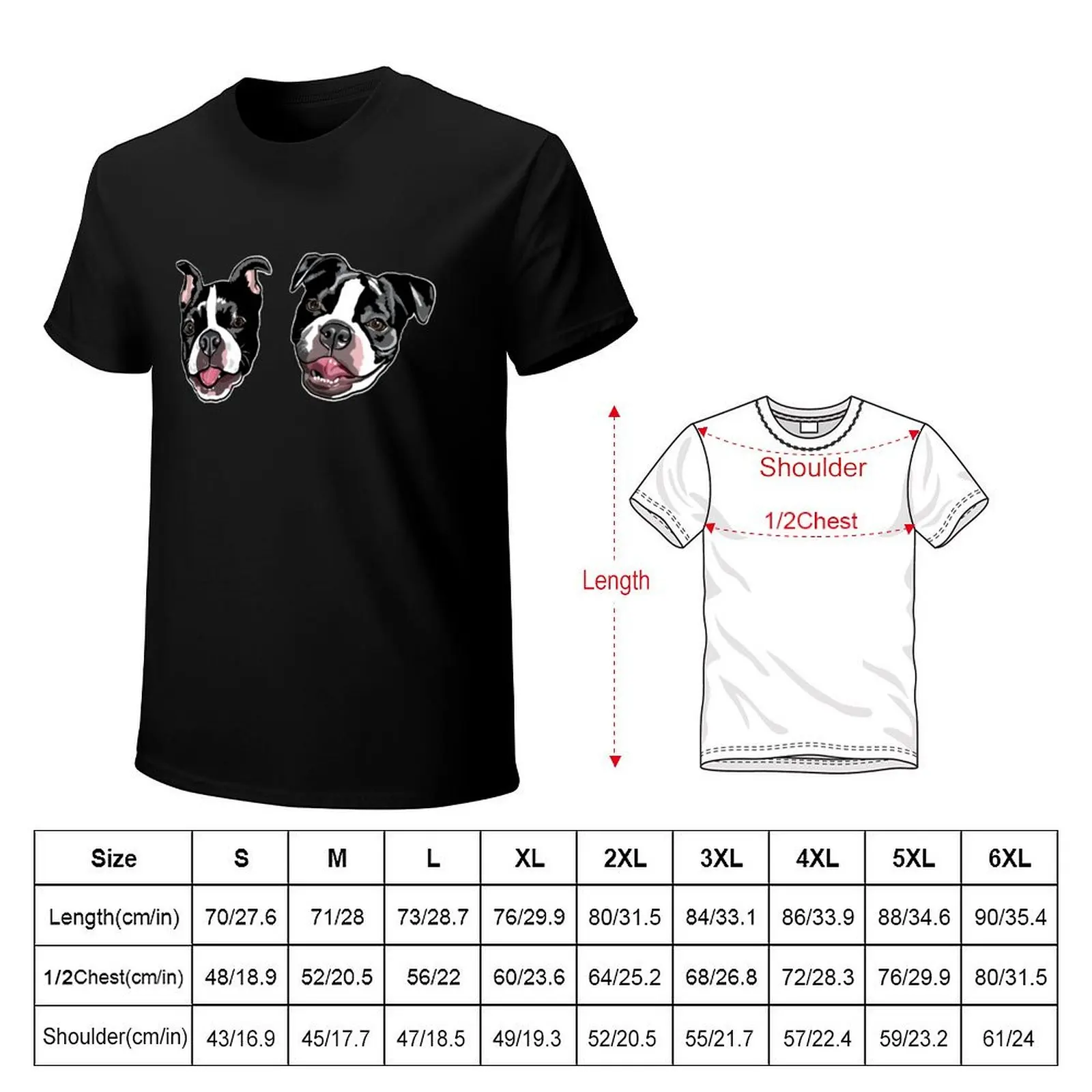 Boston Terrier T-Shirt funny t shirts cotton T-Shirt