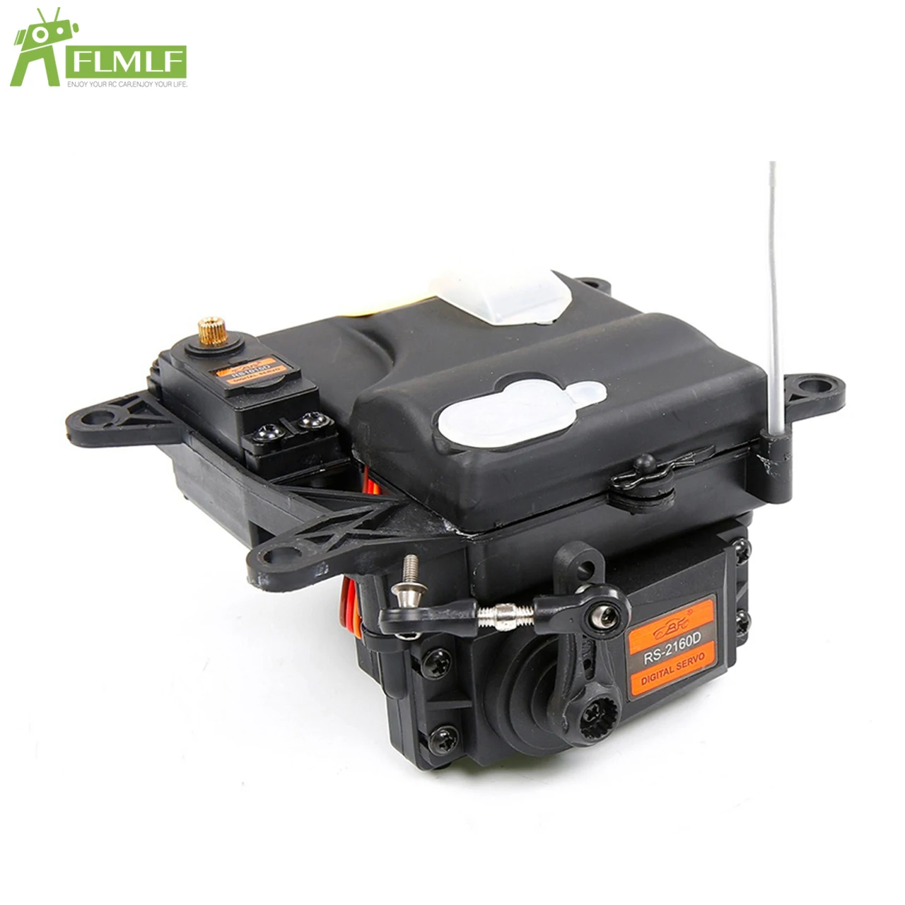 60kg 메탈 기어 플라스틱 쉘 1/5 HPI ROFUN BAHA ROVAN KM BAJA LOSI Rc 부품 용 양면 서보 암 15T/17T가있는 대형 서보