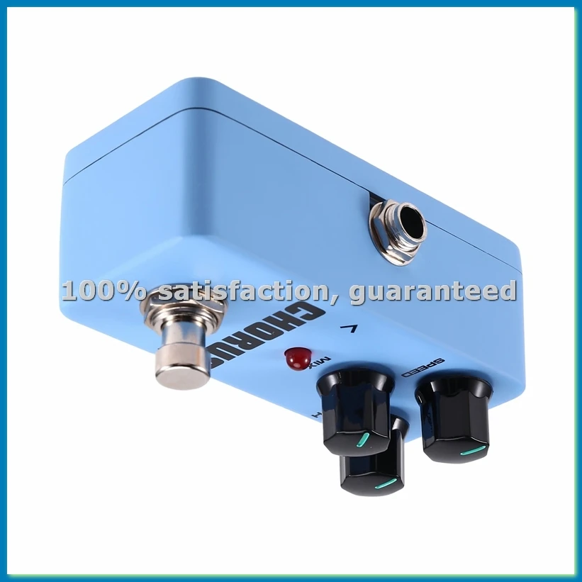 

CHORUS Electric Guitar Effect Pedal -2 Portable True Bypass Guitar Effector 3 Control Knobs Mini Guitarra Effector-BCBW