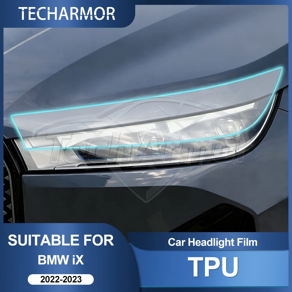 

Защитная пленка из ТПУ для фар BMW iX 2022-2023: транспортная и дымчатая, антицарапийная, внешние автоаксессуары, автомобильные принадлежности