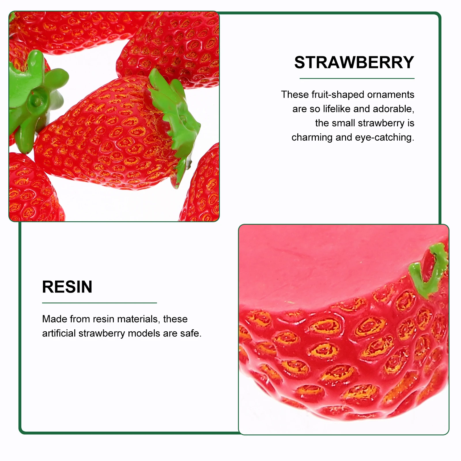 

12pcs Simulated Strawberry Ornaments Fake Fruits Artificial Strawberries Pink Red Decor Birthday Home Mini Artificial for Play