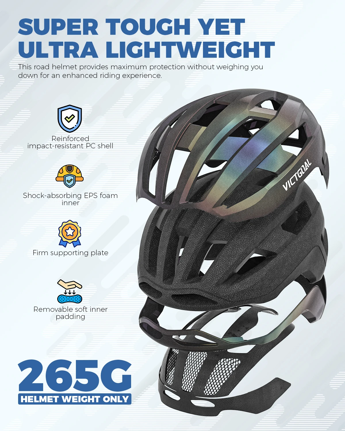 Lightweight Bike Helmets with Magnetic Backlight for Men Women Adults MTB Road Bicycle Scooter Safety Caps Cycling Headgear