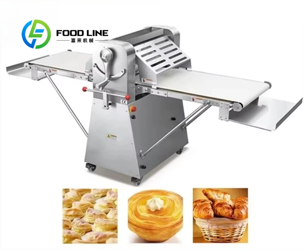 

Система шестерен для ламинирования и трансмиссионный ремень Ламинатор для хлебобулочных изделий Регулируемые ножки и руководство для теста