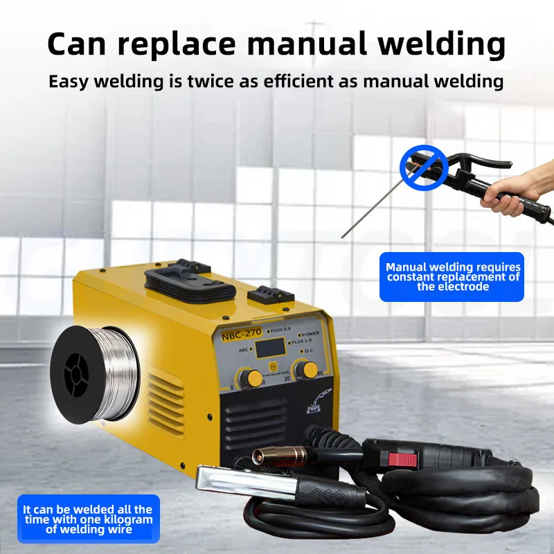 110/220V Small Household Carbon Dioxide Self-protection Welding Machine NBC-285 Dual-purpose Gas Two Protection Welding Machine