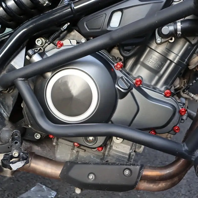 

Motorcycle Screw Cap Cover Set Motor Scooter Head Screw Nut Bolt Caps Cover Decoration Motorcycle Modification Accessories