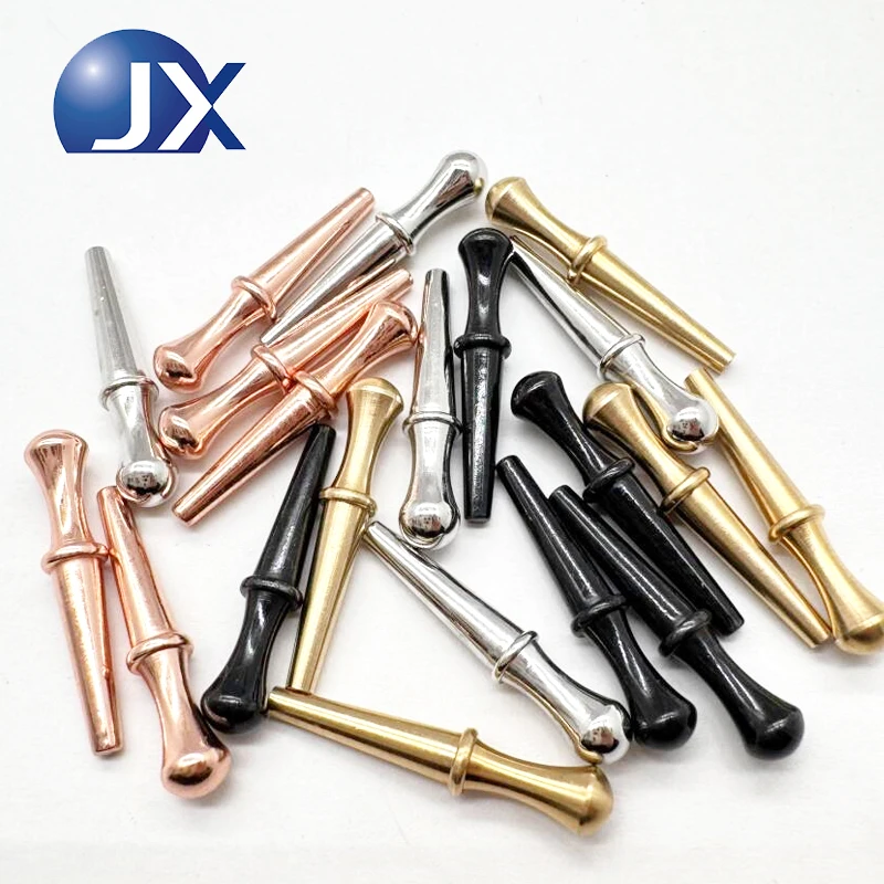 20pcs Set 28.6mm Metal Cribbage Scoring Pegs 1/8 Hole Game Replacement Nails for Cribbage Board Accessories