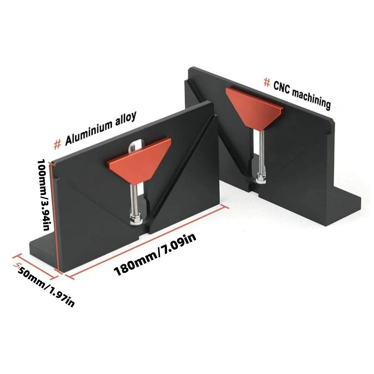 Right Angle Spline Jig, Adjustable Corner Dovetail Jig for Table Saw