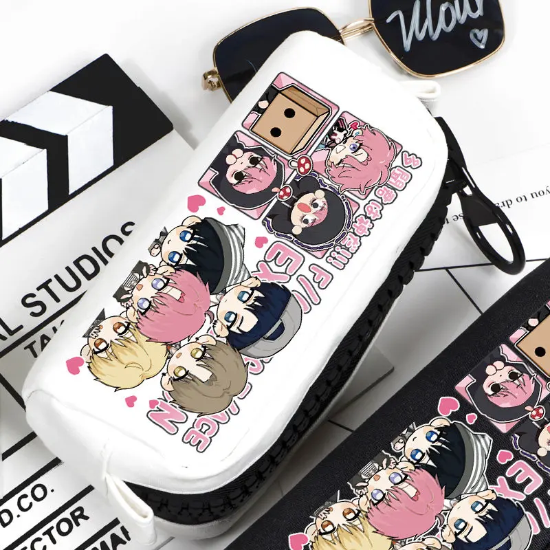 Anime Tamon's B-Side Pencil Case Fukuhara Tamon Kinoshita Utage Cosplay Pen Bag Cartoon Pencil Box Cosmetic Storage Bags Gift