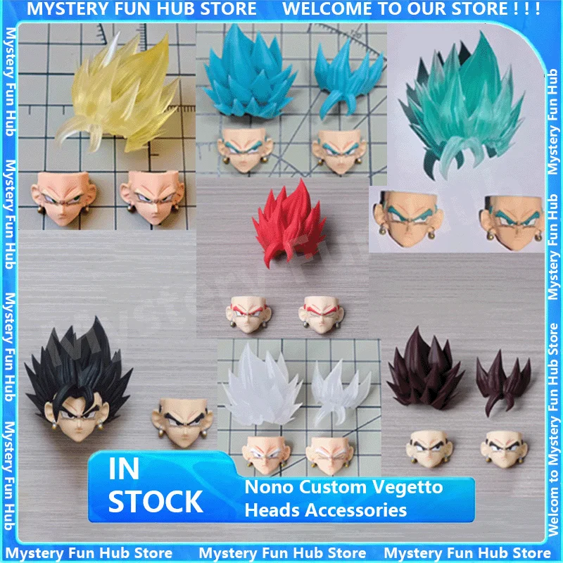 

В наличии Nono Custom Dragon Ball Z Shf Super Saiyan Ssj Vegetto Heads Аксессуары Headsculpt Аниме Фигурка Модель Игрушки Подарок
