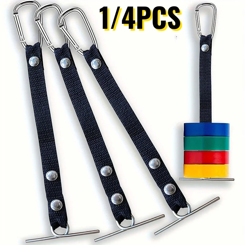 1/4pcs Electrical Tape Holder Adjustable Tape Waist Hanging Tool with Hook For Tool Belt Bag Accessories Electrician Black