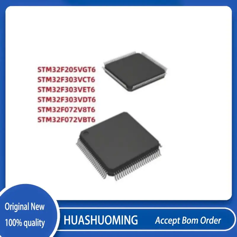 NEW 1Pcs/LoT  STM32F205VGT6 STM32F303VCT6  STM32F303VET6  STM32F303VDT6 STM32F072V8T6  STM32F072VBT6  LQFP-100