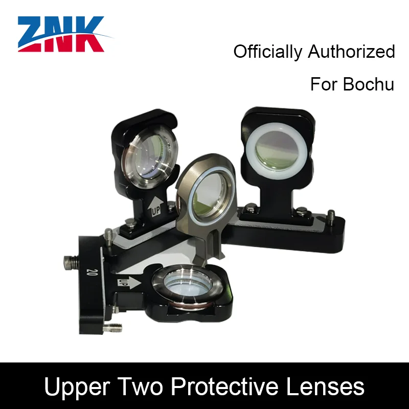 ZNK Boci Original Black King Kong Upper Two Protective Lens Drawer Component for Bochu Laser Cutting Head