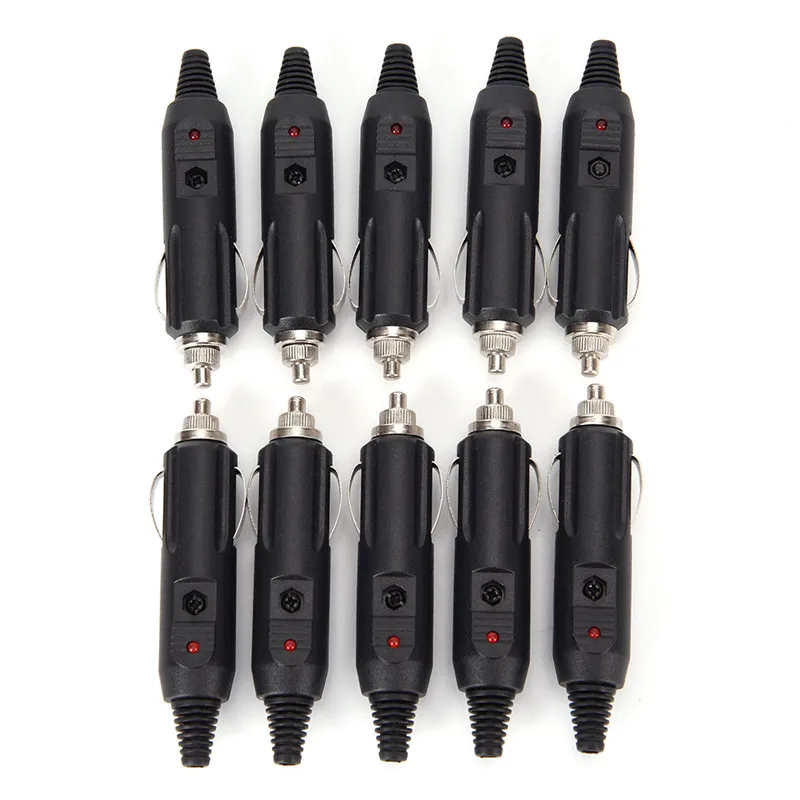 Connecteur de prise mâle Laguna ette pour voiture, fusible LED rouge, nouveau, ensemble de 5 pièces, 12V