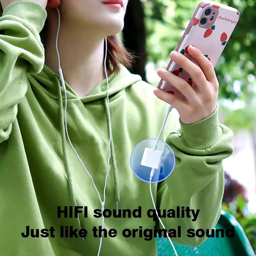 Audio Adapter For iPhone 14 13 12 11 Pro Max Aux Jack Headphone 3.5mm To Headphone Jack Charger Splitter Converter Accessories image 6