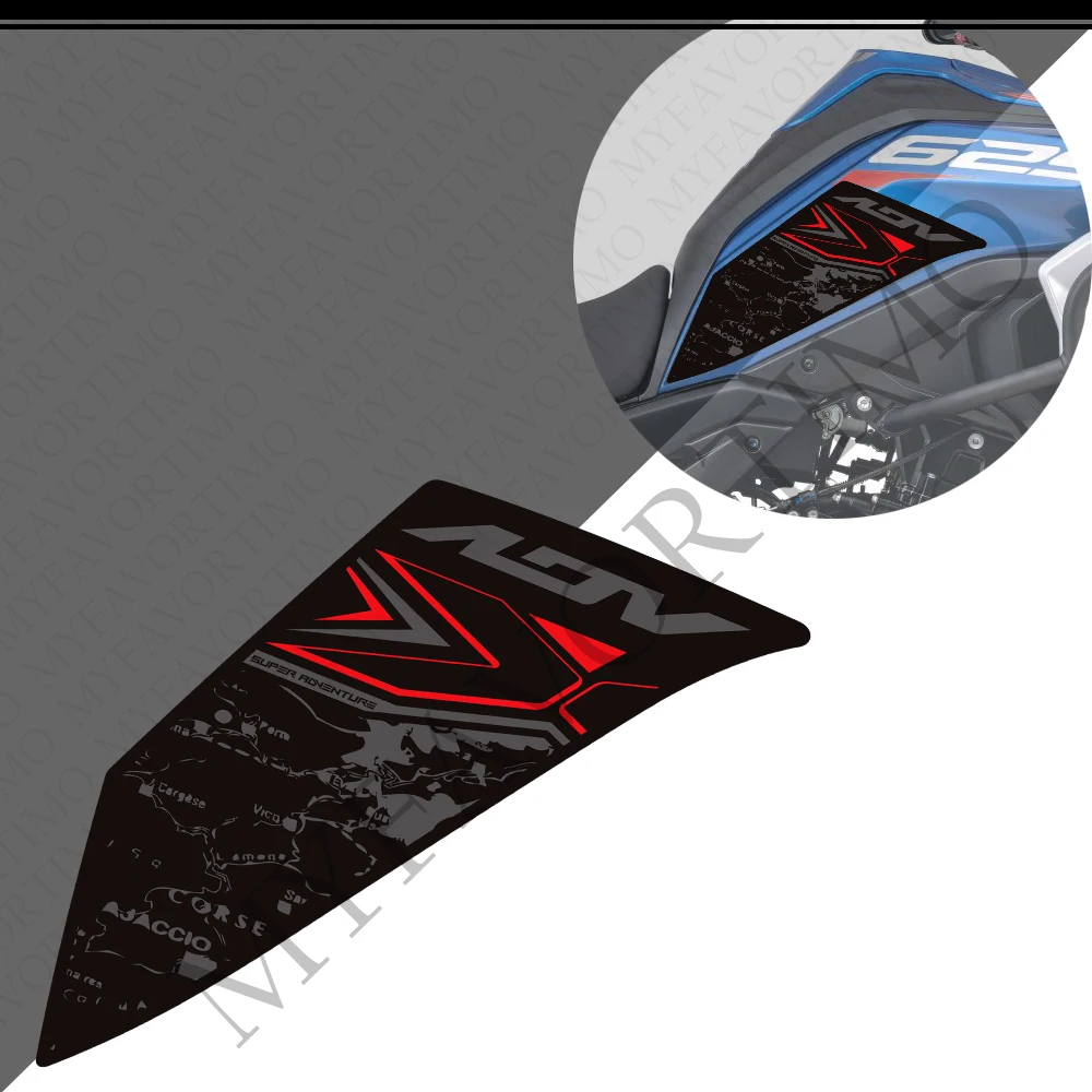 

Motorcycle Tank Pad Side Grips for Kove 625X Adventure ADV Explore Fuel Oil Knee Protector Stickers Decals for Bike Protection