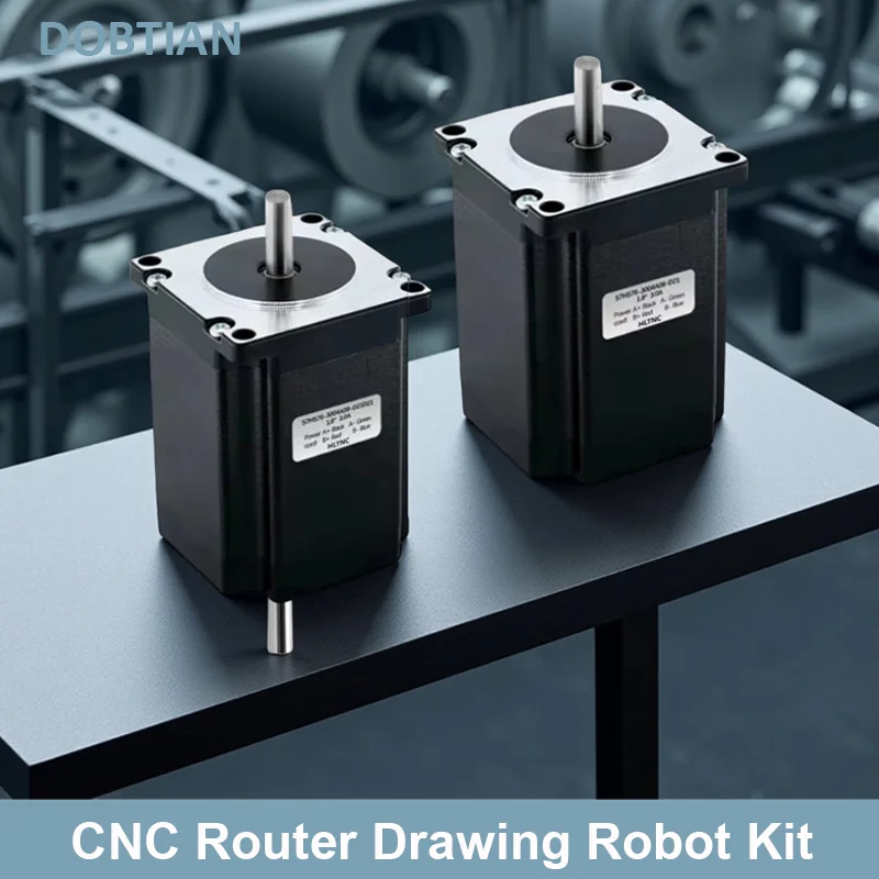 57mm Nema 23 3A 4-Wire 2-Phase Stepper Motor 82mm Long 2.2Nm Torque 315Oz-In for CNC Engraver Router