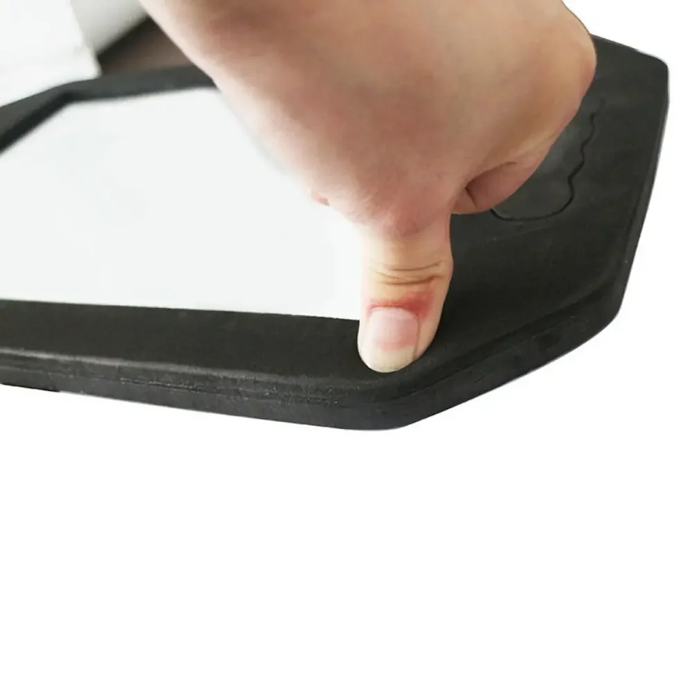 Handheld Mirror Hairdressing Salon & Barber Black 2-Hand Hang Up Back Vanity