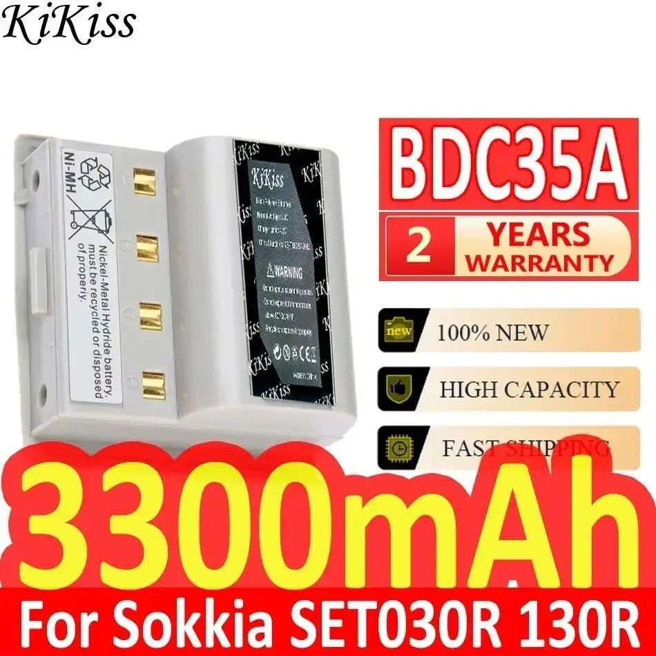 

High Capacity 3300Mah BDC35A Measuring Instrument Battery For Sokkia SET030R 130R 2100 22D Performance