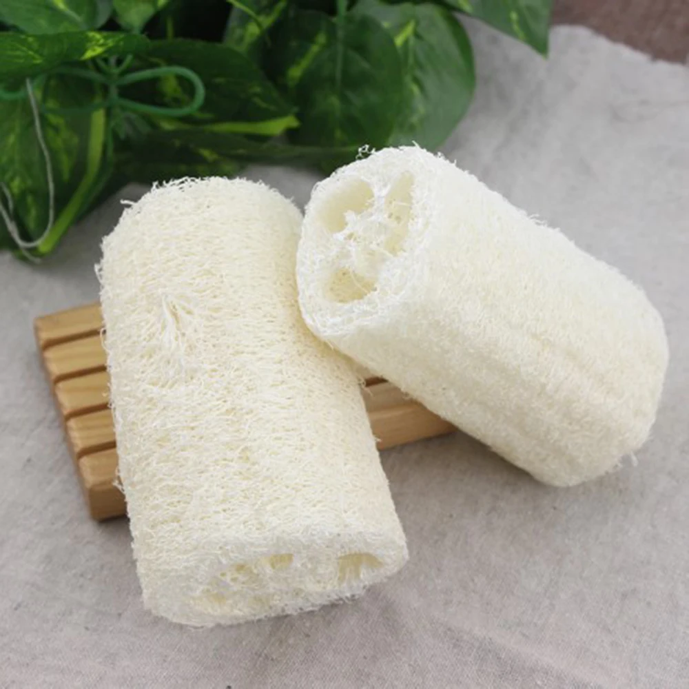 

1pcs Natural Bath Loofah Exfoliating Body Sponge with Rope Loofah Scrubber for Skin Care Spa Shower Body Bath Brush