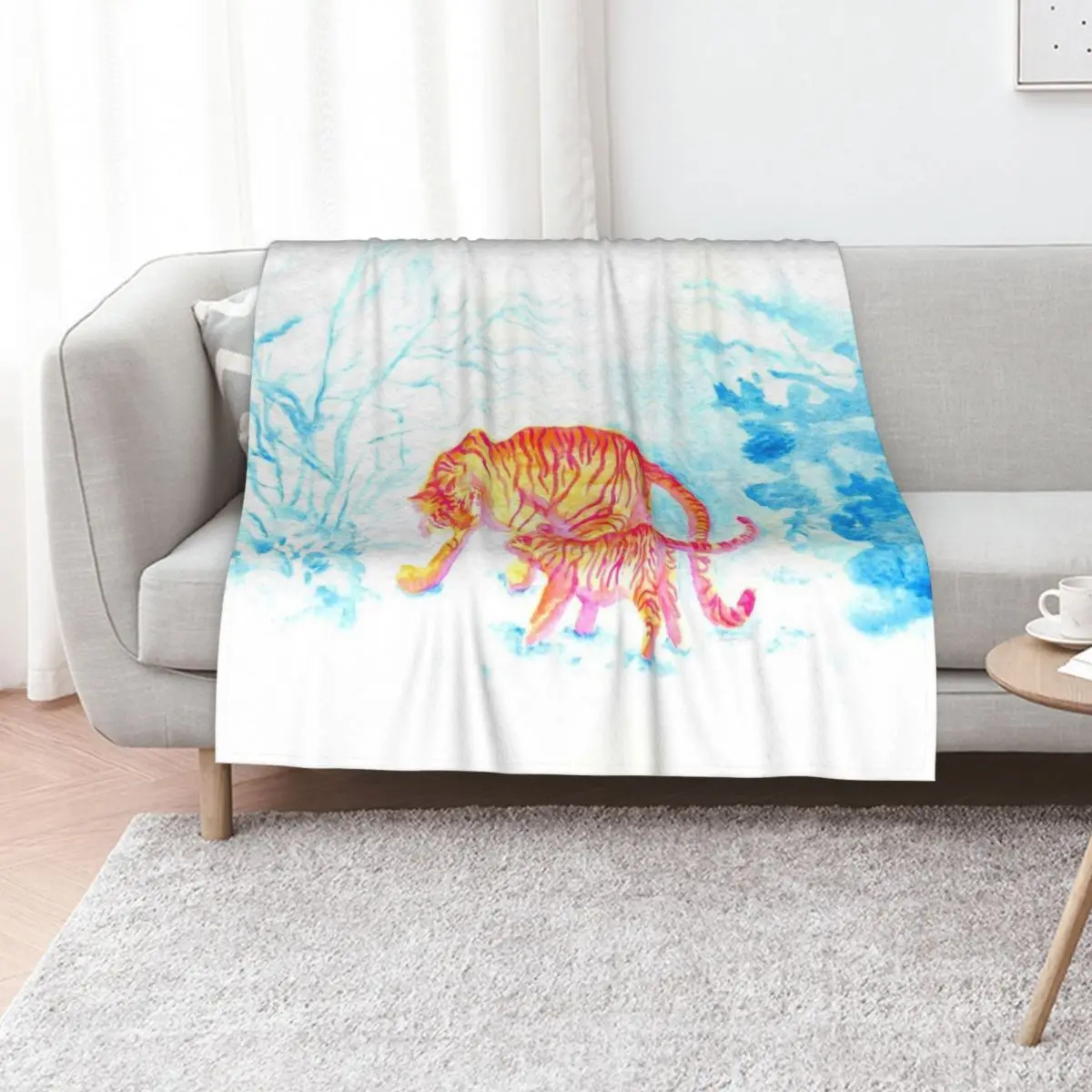 

Baby New Year: Year of the Tiger Throw Blanket Heavy Giant Sofa Hairys Hairy Blankets