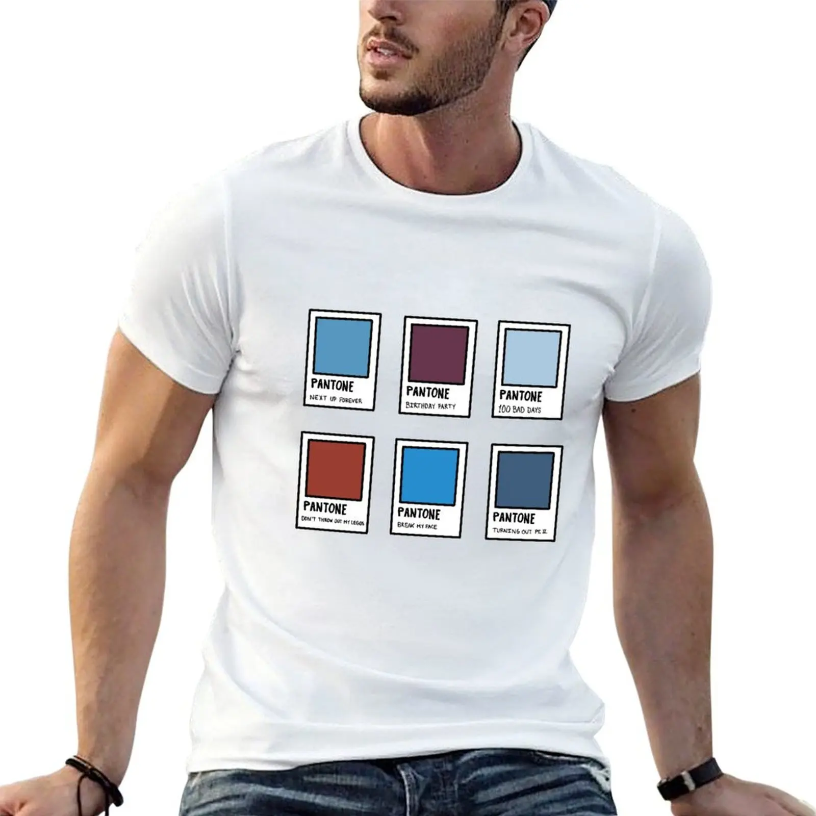 AJR Neotheater Pantone Set 1 T-Shirt graphic shirts fashion shirts designer t shirt men