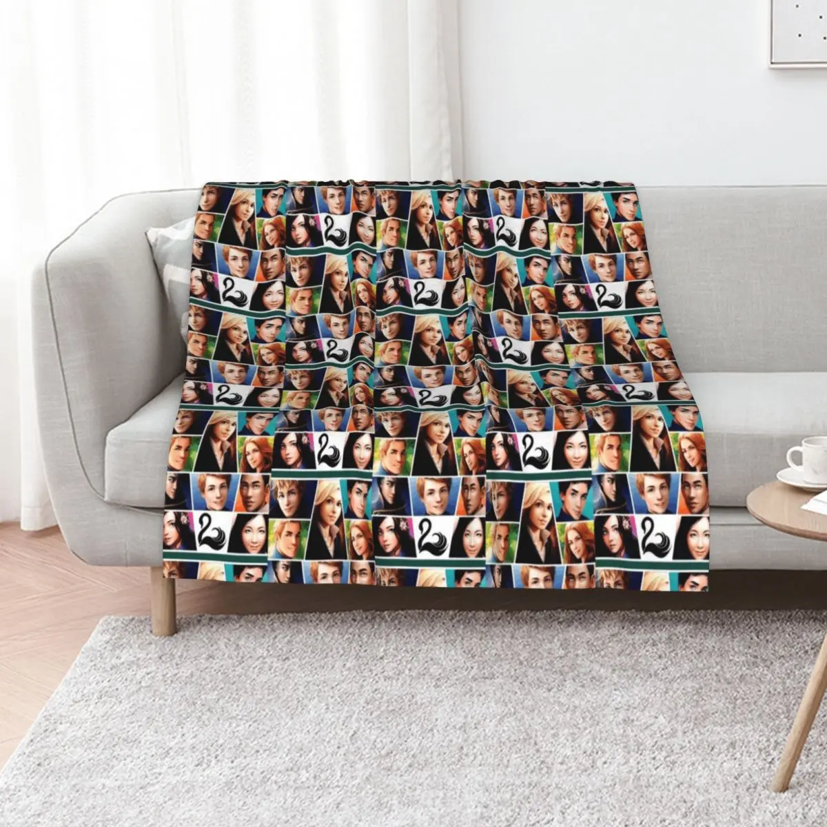 Keeper Of The Lost Cities Character Throw Blanket cosplay anime Bed Fashionable Plaid Hair Picnic Blankets