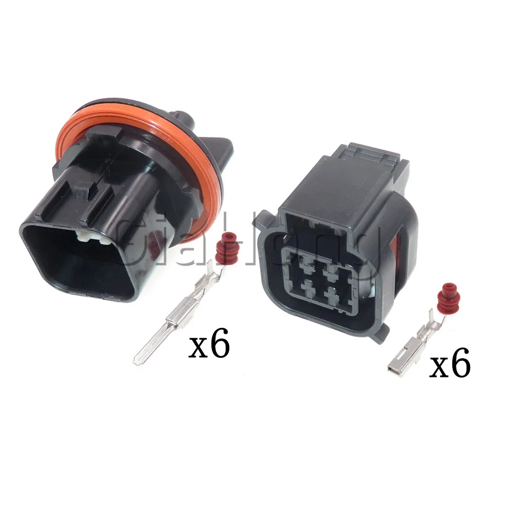 1 Set 6 Way MG653863-5 AC Assembly Waterproof Wire Cable Plug Parts MG643866-5 MG 643866-5 Car Headlight Socket For Hyundai Kia