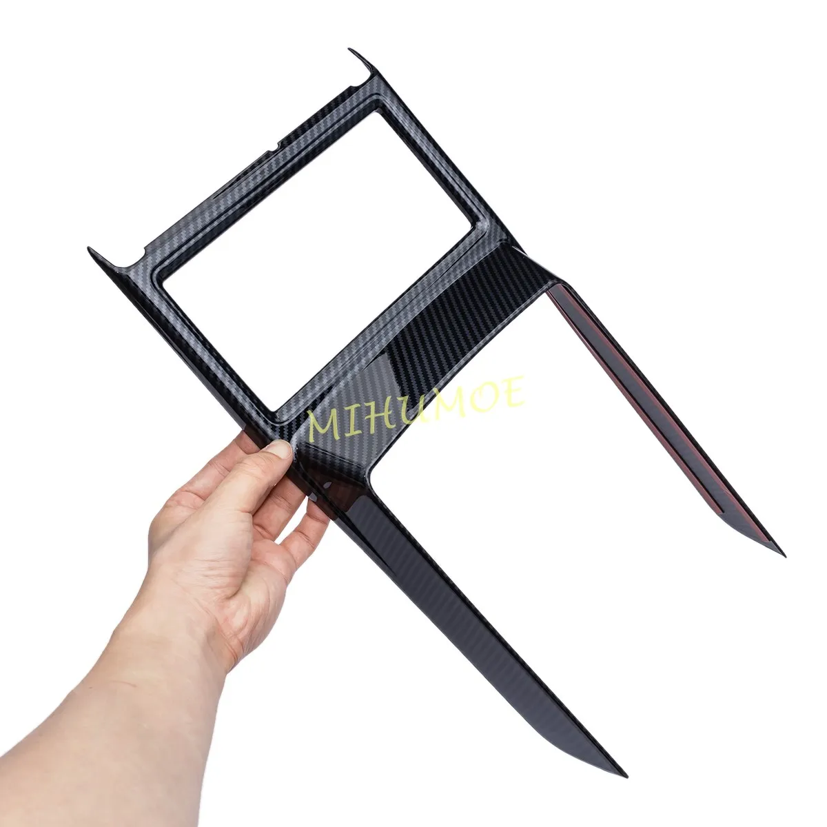 

Углеродное волокно, внутренняя центральная консоль, подстаканники, накладки для Mitsubishi Outlander 2022 2023 2024, аксессуары