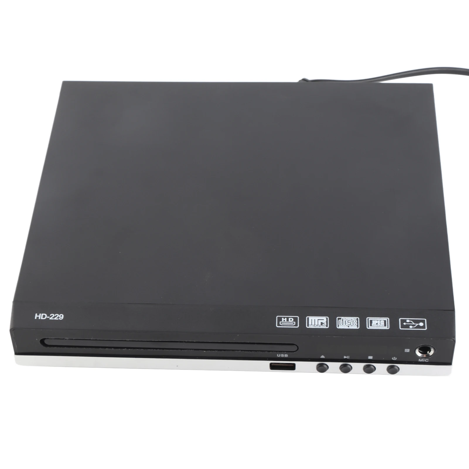 Professional Home DVD Player DVD CD Disc Media Player Digital Multimedia Player U Disk Playback HD AV Output with Remote Control