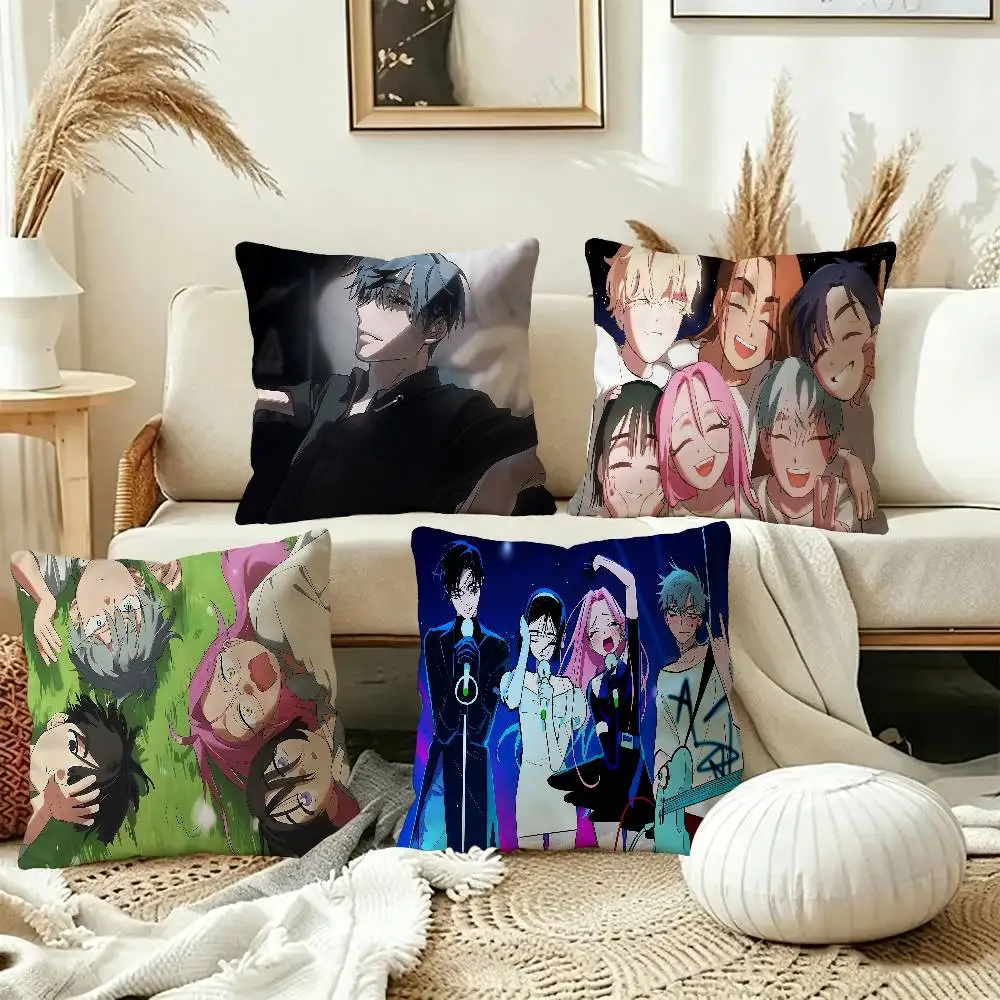 ANIME A-Alien Stage Cushion Cover Car Throw Pillow Case For Sofa Car Christmas Gift 40x40cm 45x45cm