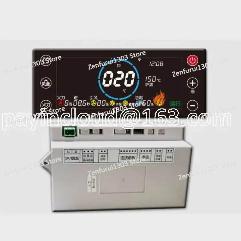 Pellet stove LED digital display pellet burner controller circuit board furnace control panel home heating stove parts 220V