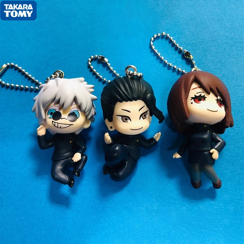 

TAKARA TOMY Capsule Toys Jujutsu Kaisen Satoru Gojo Suguru Geto Riko Amanai Fushiguro Pendant Gashapon Manga Ornaments Figures